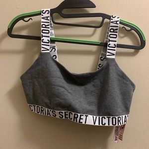 **NWT** VS Logo cotton bralette